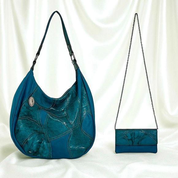 Vintage Leather/Snakeskin Set - Picture 1 of 16